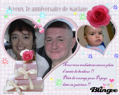 Bon anniversaire de mariage !!
